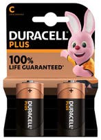 Duracell Batterij Plus Power C/LR14 blister 2, Ophalen of Verzenden, Nieuw