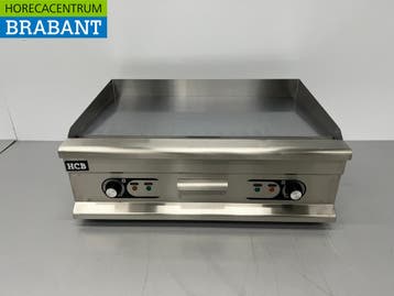 RVS Grillplaat Bakplaat Chroom bakplaat 75 cm 400V Horeca, Ophalen of Verzenden, Nieuw in verpakking