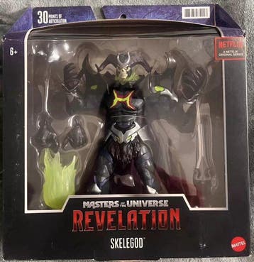 Mattel - Mattel Masters of the Universe Revelation Skelegod, Nieuw