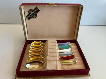 Rolf . W . Andersen - Theelepel (6) - Noors sterlingzilver