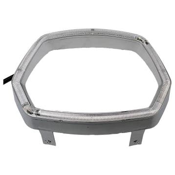 LED Koplamprand Vespa Sprint - Mat / Glans Zwart - Chroom, Ophalen of Verzenden, Nieuw
