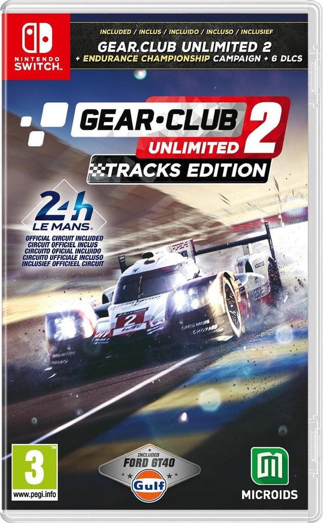 Switch Gear Club Unlimited 2 [Tracks Edition], Spelcomputers en Games, Spelcomputers | Nintendo Switch, Zo goed als nieuw, Verzenden