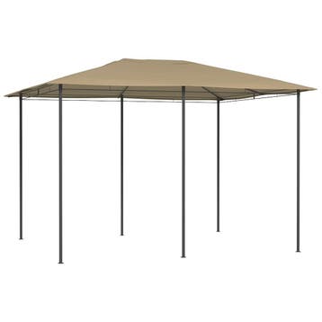 vidaXL Prieel 160 g/m² 3x4x2,6 m taupe, Verzenden, Nieuw