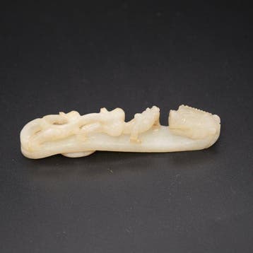 Jade riemhaak - bleek celadonjade - Jade - China - Qing
