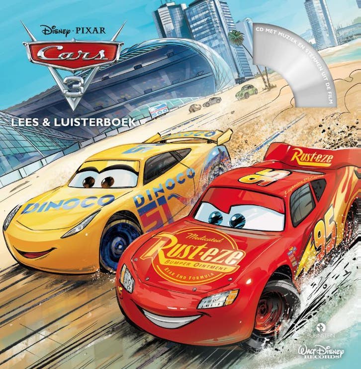 Cars 3 Lees & luisterboek / Disney Pixar Cars / 3, Boeken, Kinderboeken | Kleuters, Gelezen, Verzenden