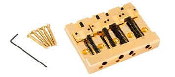 Fender Himass 4-string bass brug Zink zwart, Verzenden, Nieuw