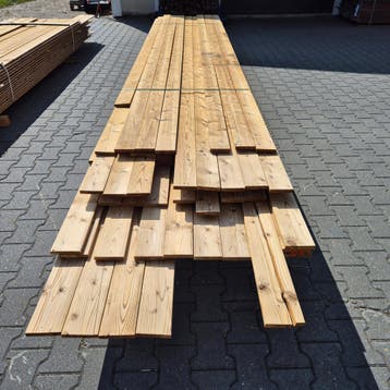 Thermo Vuren Geschaafde Planken 3300-4800x100-135x18mm, Ophalen of Verzenden, Nieuw
