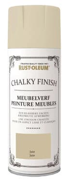 Rust oleum chalky finish meubelverf 400 ml, jute, spuitbus, Verzenden, Nieuw