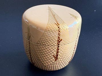 Natsume - Witte lak, hout - Gold Net Makie-Japan