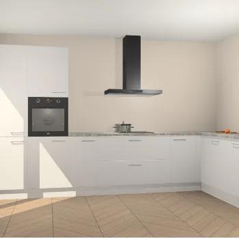 Zijdegrijze keuken Napels 48553, Verzenden, Nieuw