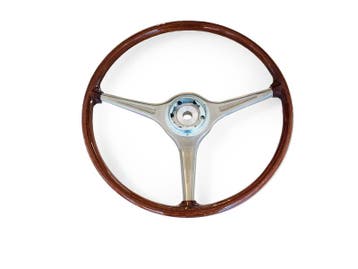 Houten stuurwiel, mahoniehout, 420 mm. Porsche 356 B / 356 C, Verzenden, Nieuw