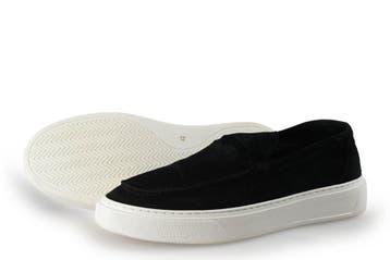 Manfield Loafers in maat 42 Zwart, Kleding | Heren, Schoenen, Loafers, Manfield, Verzenden, Zwart