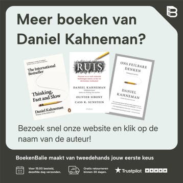Ons feilbare denken - Daniel Kahneman 9789047000600, Boeken, Verzenden, Zo goed als nieuw, Daniel Kahneman