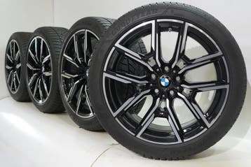 BMW 4 serie i4 G26 859M 19 inch velgen Goodyear Winterbanden, 19 inch, Gebruikt, Velg(en), Winterbanden