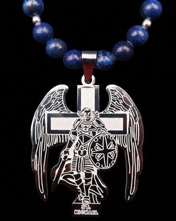 Lapis lazuli - Sint-Michaël aartsengel – Zwaard van