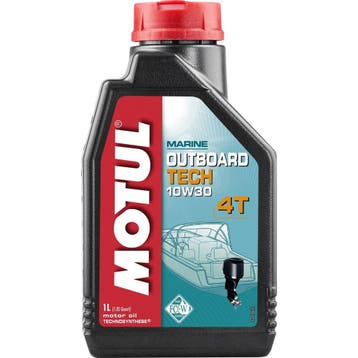 Motul 4 Takt Olie Buitenboordmotor Tech 10W30 1 liter, Ophalen of Verzenden, Nieuw