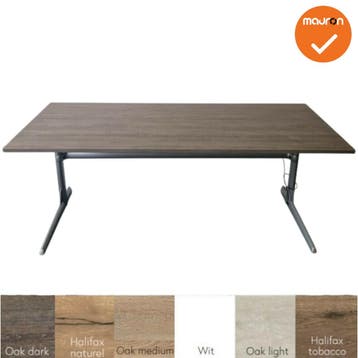 Ahrend 500 zit-sta bureau - nieuw blad naar keuze - 200cm..., Werkplek, Ophalen of Verzenden, Gebruikt, Bureau