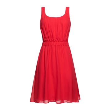 Patrizia Pepe • rode jurk met open rug • 34 (IT40), Kleding | Dames, Jurken, Verzenden, Nieuw, Patrizia Pepe, Maat 34 (XS) of kleiner