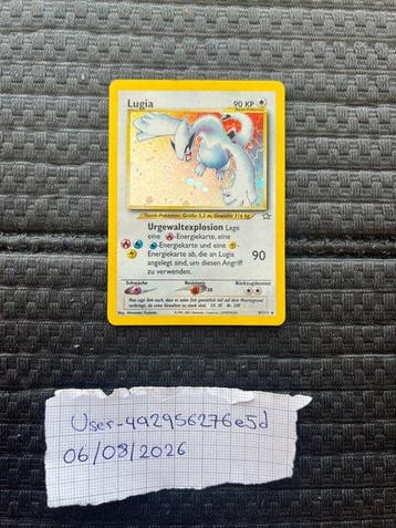 Pokémon - 1 Card - Lugia 9/111 Foil - WOTC - Neo Genesis, Nieuw