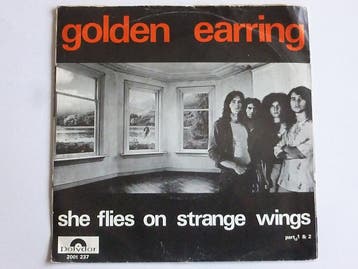 Golden Earring - She flies on strange wings (vinyl single), Cd's en Dvd's, Vinyl Singles, Ophalen of Verzenden, Zo goed als nieuw