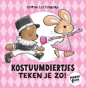 Kostuumdiertjes Teken Je Zo! | Karin Luttenberg | Nieuw, Ophalen of Verzenden, Nieuw, Karin Luttenberg