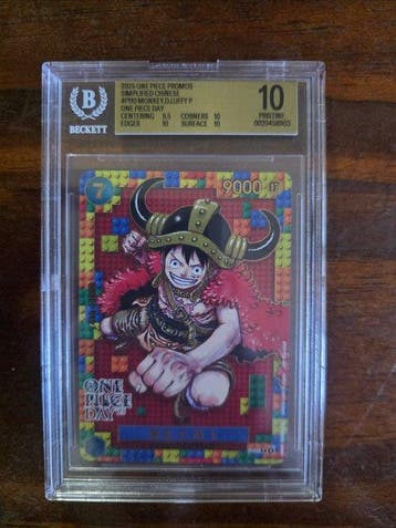 Bandai - 1 Graded card - One Piece - Monkey D. Luffy P10, Nieuw