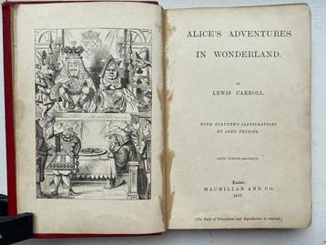 Lewis Carroll - John Tenniel. - Alices Adventures in