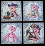 Teejo - Pop Collection - Pink P aventures - Lot de 4