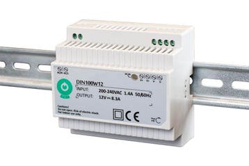 Din-railvoeding - 12 volt - 8,3 ampère - 100 watt, Hobby en Vrije tijd, Elektronica-componenten, Verzenden, Nieuw