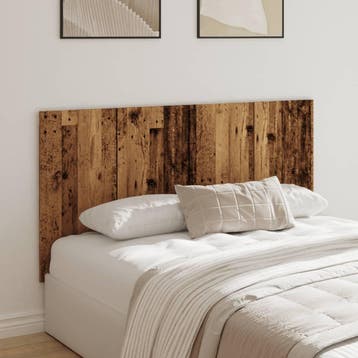 vidaXL Hoofdeinde 160x1,5x80 cm bewerkt hout oud houtkleurig, Verzenden, Nieuw, Bruin, Hout