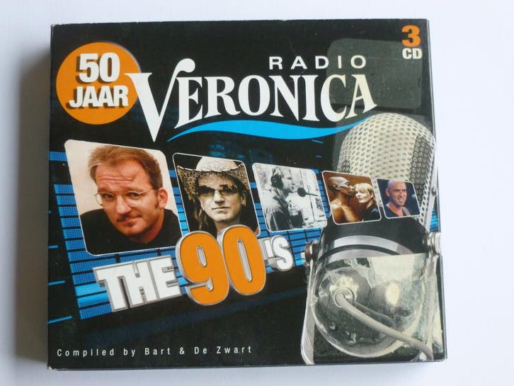 Radio Veronica - The 90s (3 CD), Cd's en Dvd's, Cd's | Verzamelalbums, Zo goed als nieuw, Ophalen of Verzenden