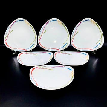 Dorothy Hafner - Rosenthal - Tango Pattern - Set of 6