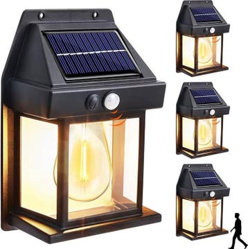 Buiten Zonne-energie Wandlamp met Bewegingssensor – Tuinlamp, Verzenden, Nieuw