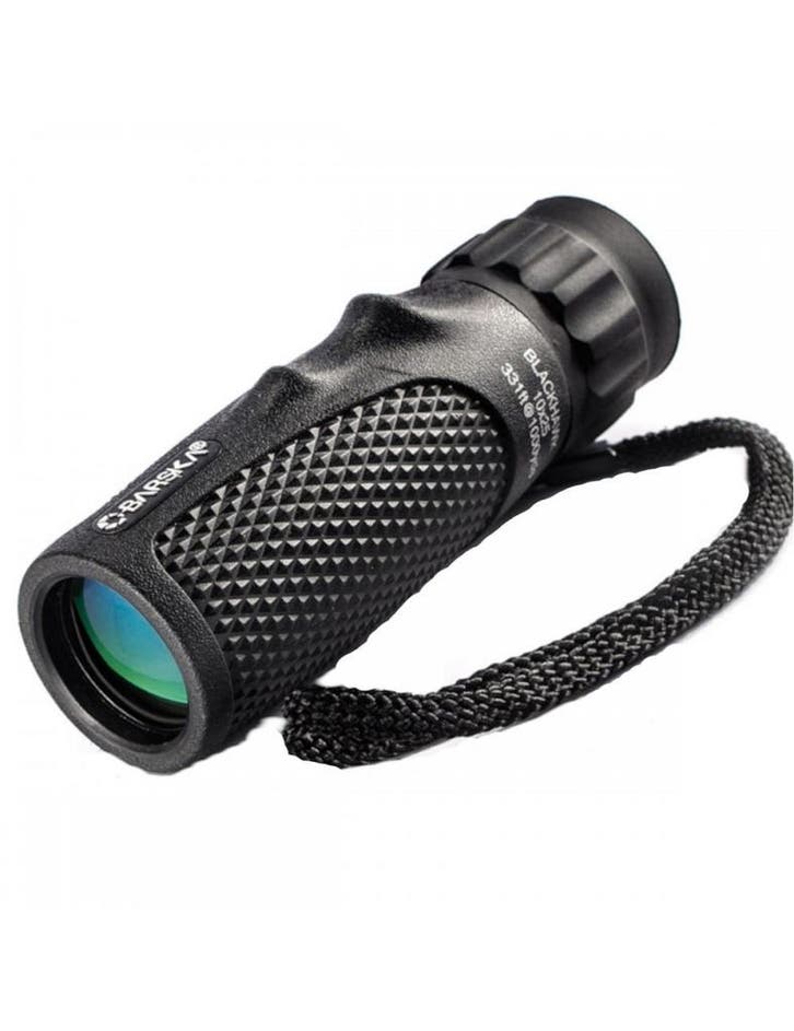 Barska monokijker Blackhawk 10x25 waterproof - Zwart, Audio, Tv en Foto, Optische apparatuur | Verrekijkers, Nieuw, Verzenden