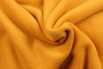 10 meter fleece stof Okergeel - Anti Pilling Fleece, 120 cm of meer, Geel, Ophalen of Verzenden, Polyester