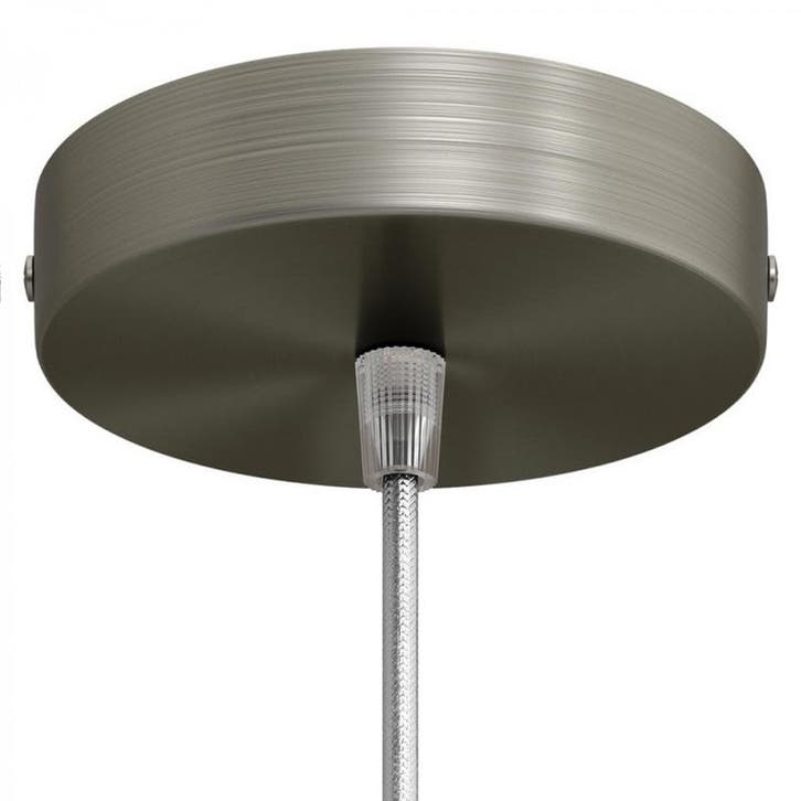 Plafondkap Geborsteld Titanium 1 uitgang, Huis en Inrichting, Lampen | Overige