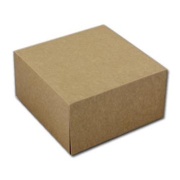 Taartdoos 15x15x8cm. Kraft 3st, Verzenden, Nieuw