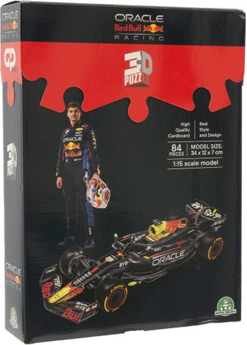 3D puzzel Max Verstappen Formule 1 - 34 cm - Decoratief, Ophalen of Verzenden, Zo goed als nieuw