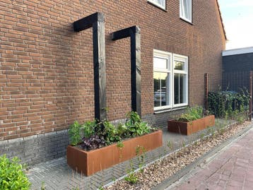 Plantenbak van Cortenstaal. Kramer topkwaliteit, Verzenden, Nieuw, Metaal, Balkon