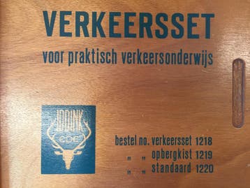 Verkeersset in opbergkist van Iddink, Verzenden, Nieuw