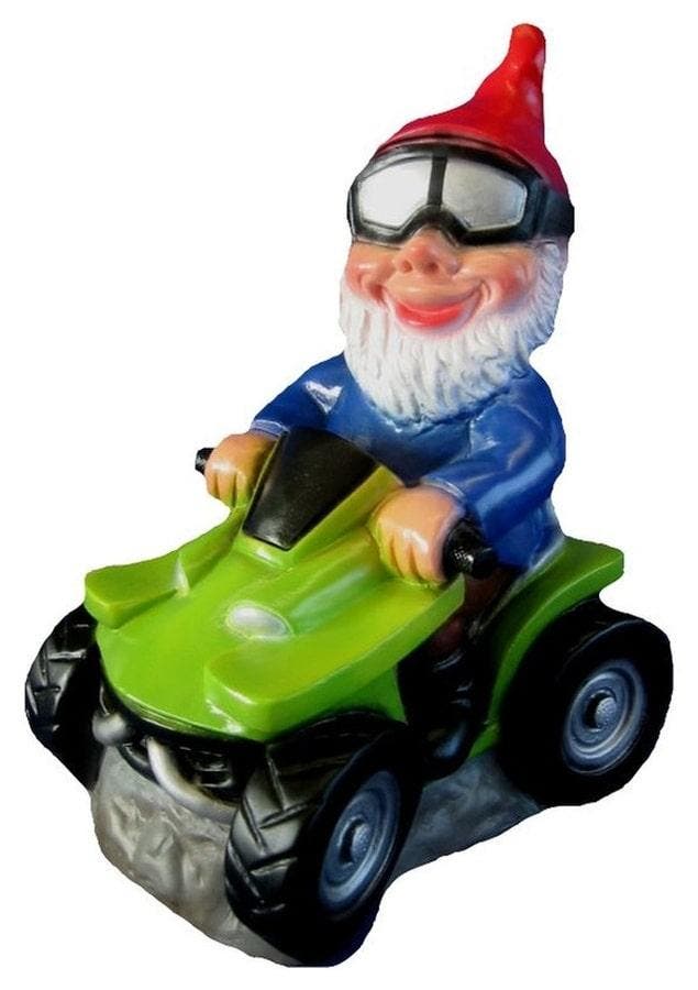 Tuinkabouter op quad, Tuin en Terras, Tuinbeelden, Nieuw, Verzenden