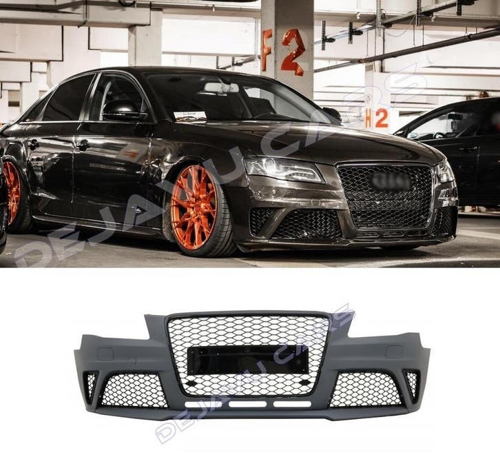 RS4 Look Voorbumper voor Audi A4 B8 / S line / S4, Auto diversen, Tuning en Styling, Ophalen of Verzenden