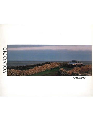 1990 VOLVO 740 BROCHURE NEDERLANDS, Nieuw, Volvo, Author
