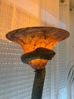 After Edgar Brandt - Staande lamp - legering met bronzen
