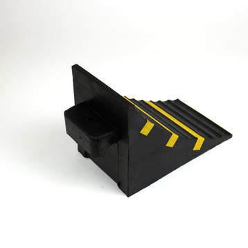 Rubberen wielkeg voor auto  -  Geel & Zwart  -  285 mm x 155, Verzenden