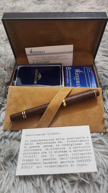 Waterman - Waterman Man 100 Briarwood - Fountain Pen - 18k, Nieuw