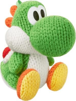 Amiibo Green Yarn Yoshi - Yoshis Woolly World series, Verzenden, Zo goed als nieuw