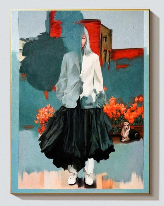 Enigma - The Internal Border, Antiek en Kunst, Kunst | Schilderijen | Modern