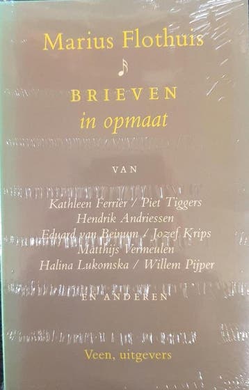 Brieven in opmaat van Kathleen Ferrier, Piet Tiggers,, Boeken, Muziek, Verzenden, Gelezen, Flothuis