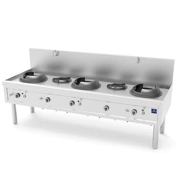 Wokbrander | Gas | 3 Branders + 2 Soep Branders | 3x 27kW +, Verzenden, Nieuw in verpakking